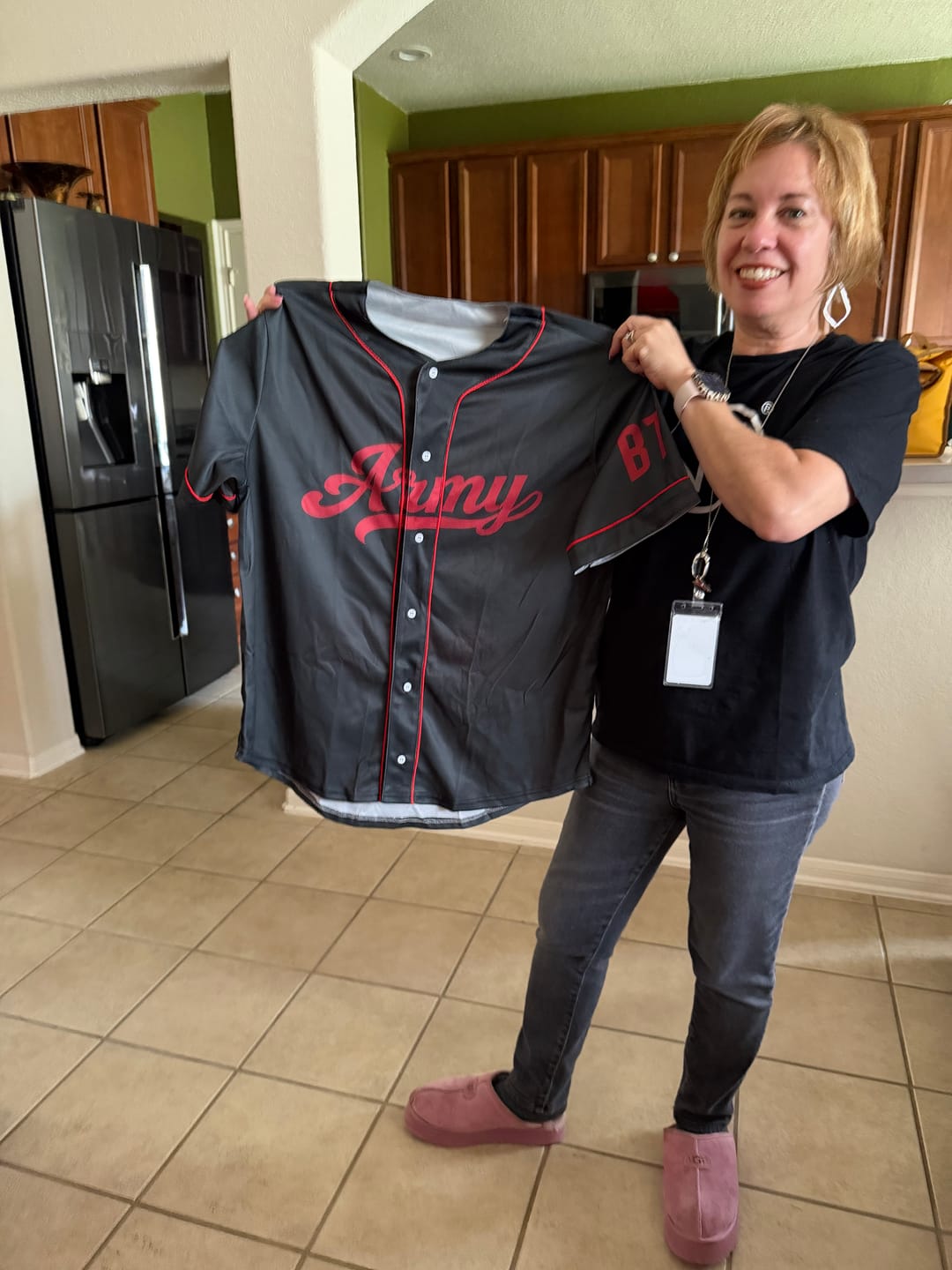 Customer photo review of Arirang Album BTS Baseball Jersey Gifts For Army