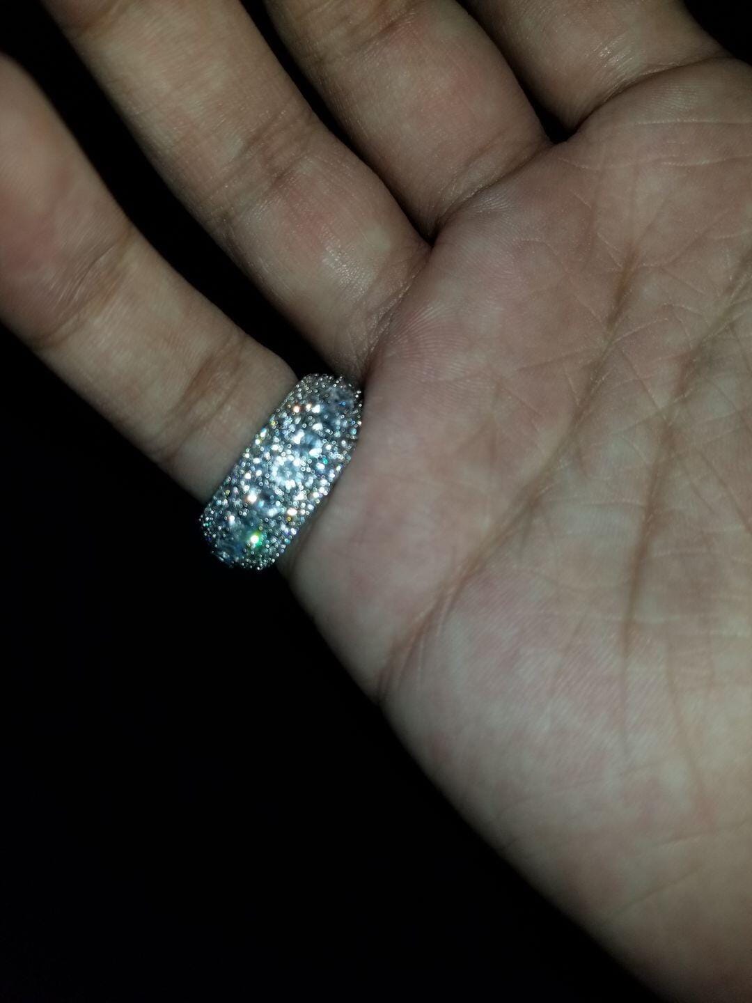 Customer photo review of Multi Crystal Rings