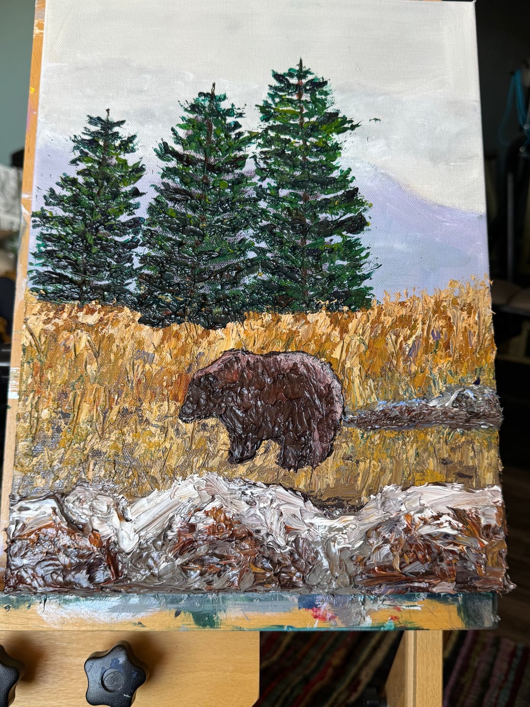 Customer photo review of DabblePaints™️ Neutral Gray — Thick-Body Acrylic Paint