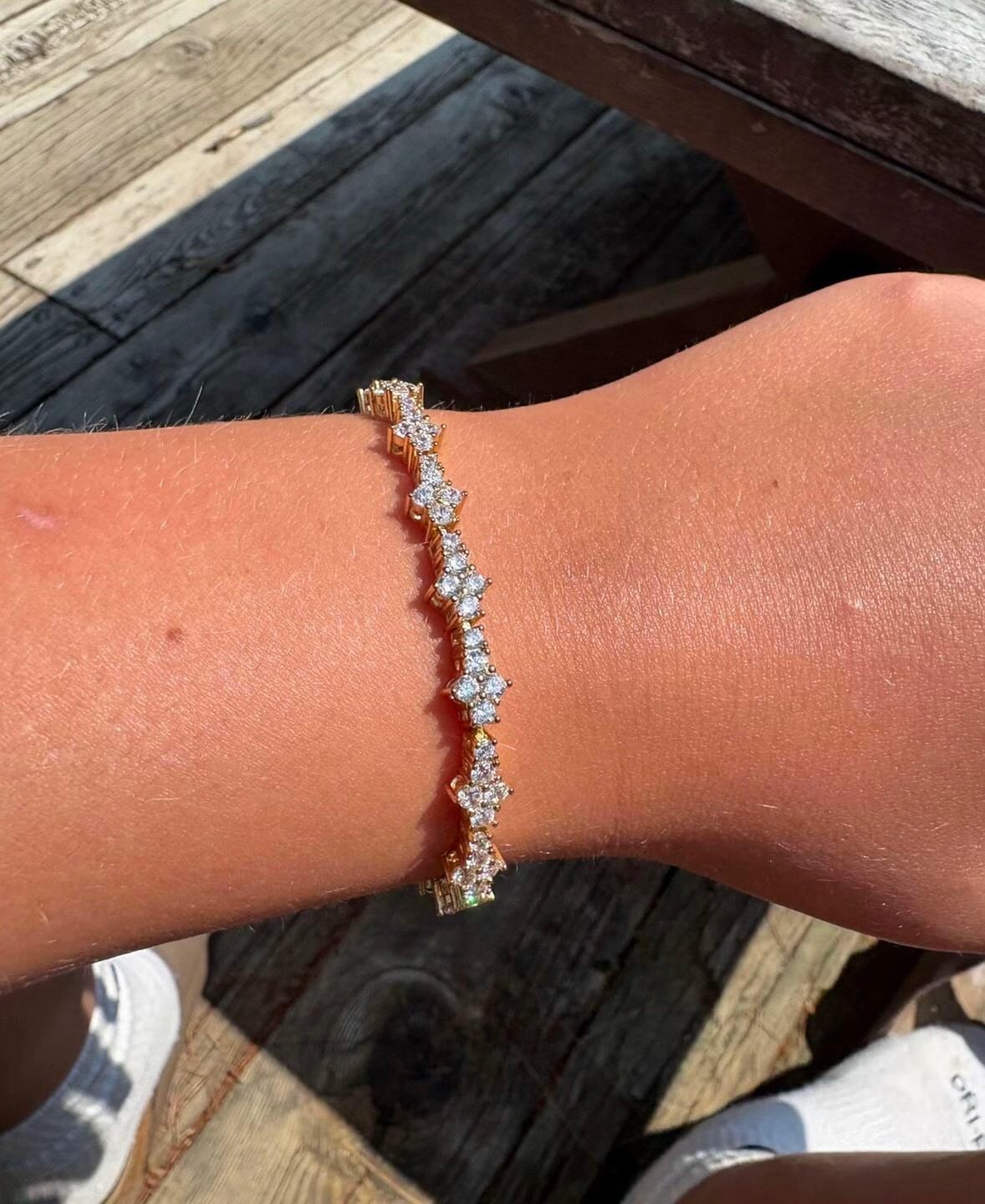 Customer photo review of Honeycomb Bracelets