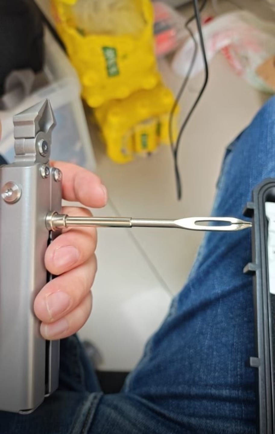 Customer photo review of LOBOO T10 Tubeless Tire Repair Tool — Compact Modular Kit with Built-In Pliers & Waterproof Case for Motorcycle Adventure Touring