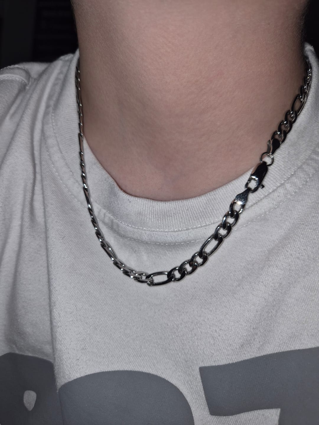 Customer photo review of 7mm Figaro Link Chain