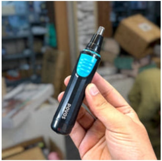 Customer photo review of Povos Nose & Ear Hair Trimmer