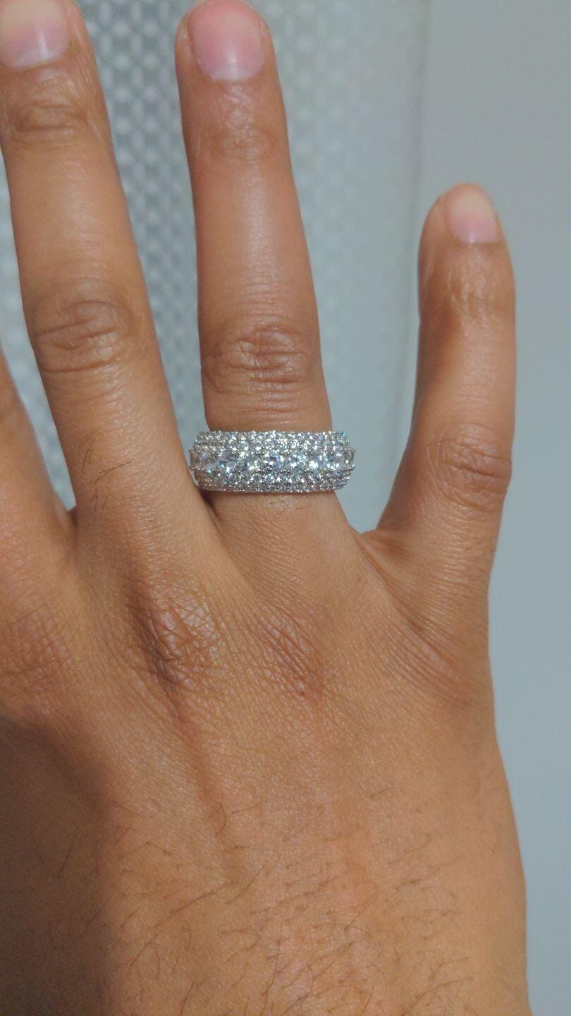 Customer photo review of Multi Crystal Rings