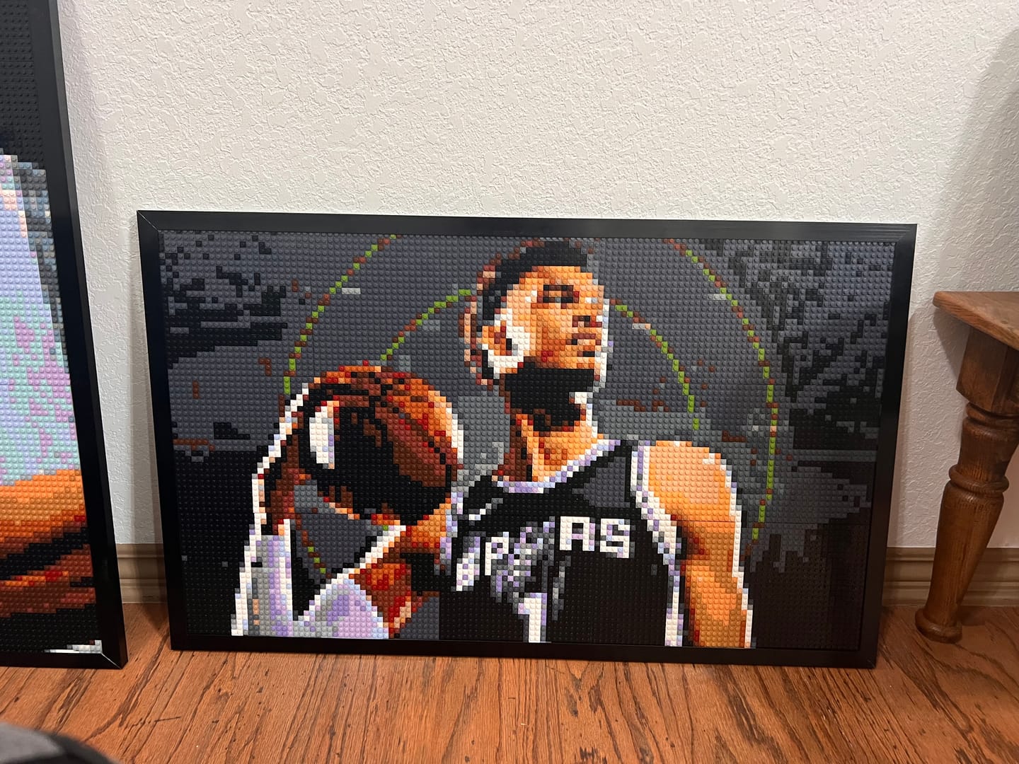Customer photo review of Custom Design Brick Mosaic - 3x5 baseplates