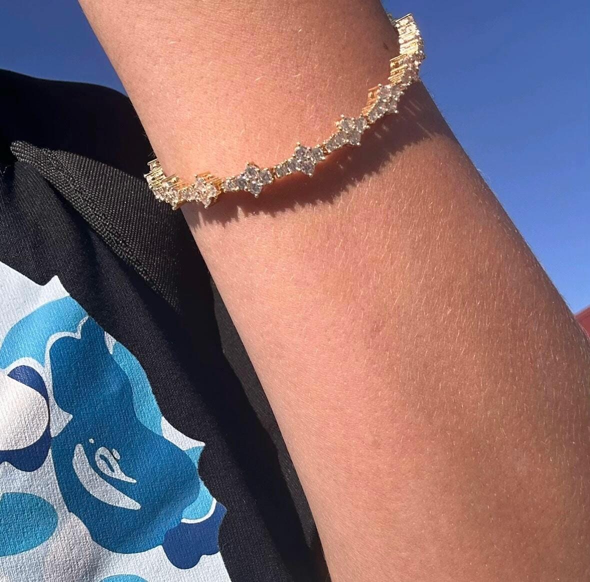 Customer photo review of Honeycomb Bracelets