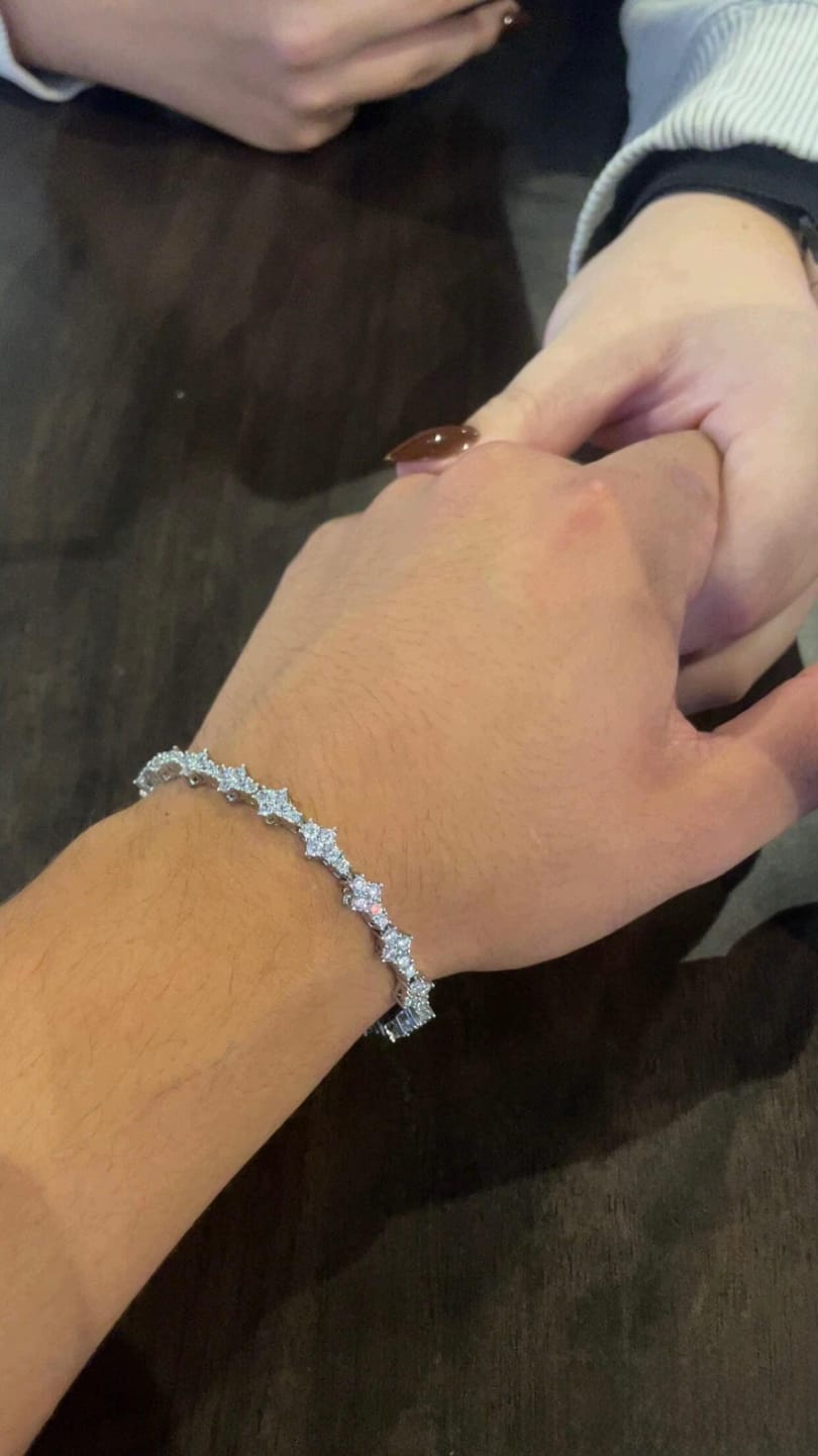Customer photo review of Honeycomb Bracelets