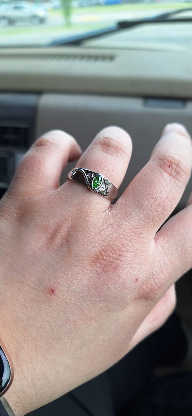 Customer photo review of BIRTHSTONE RINGS