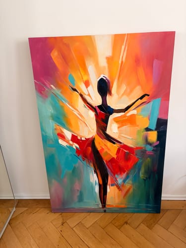 Customer review photo for Palette Canvas Art #PAC007