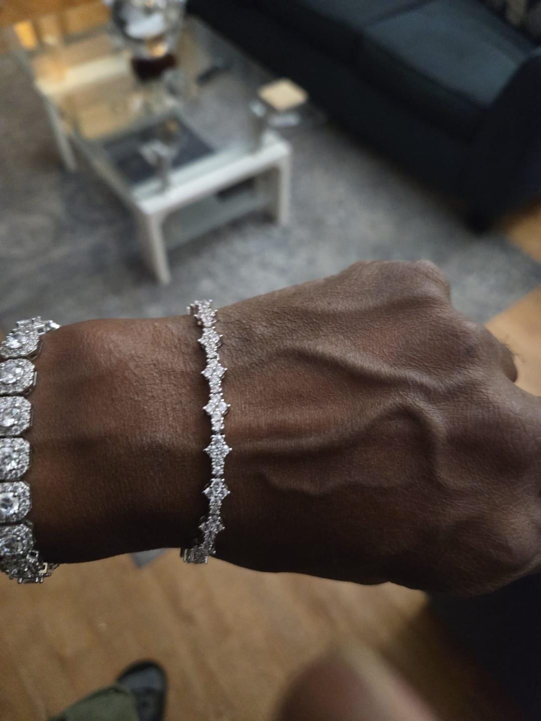 Customer photo review of Honeycomb Bracelets