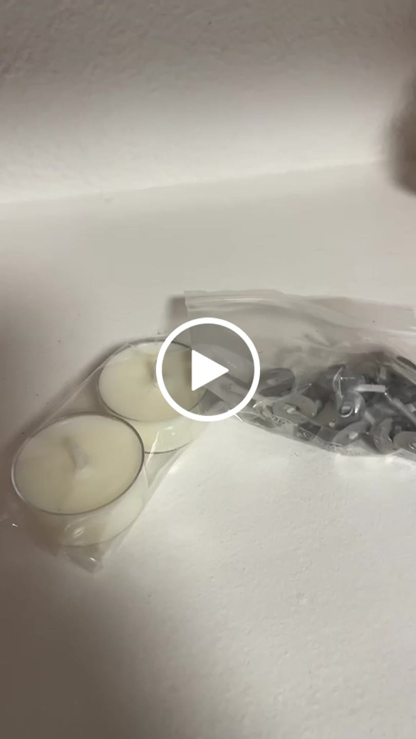 Customer video review of MECHAS PARA VELAS DE TÉ