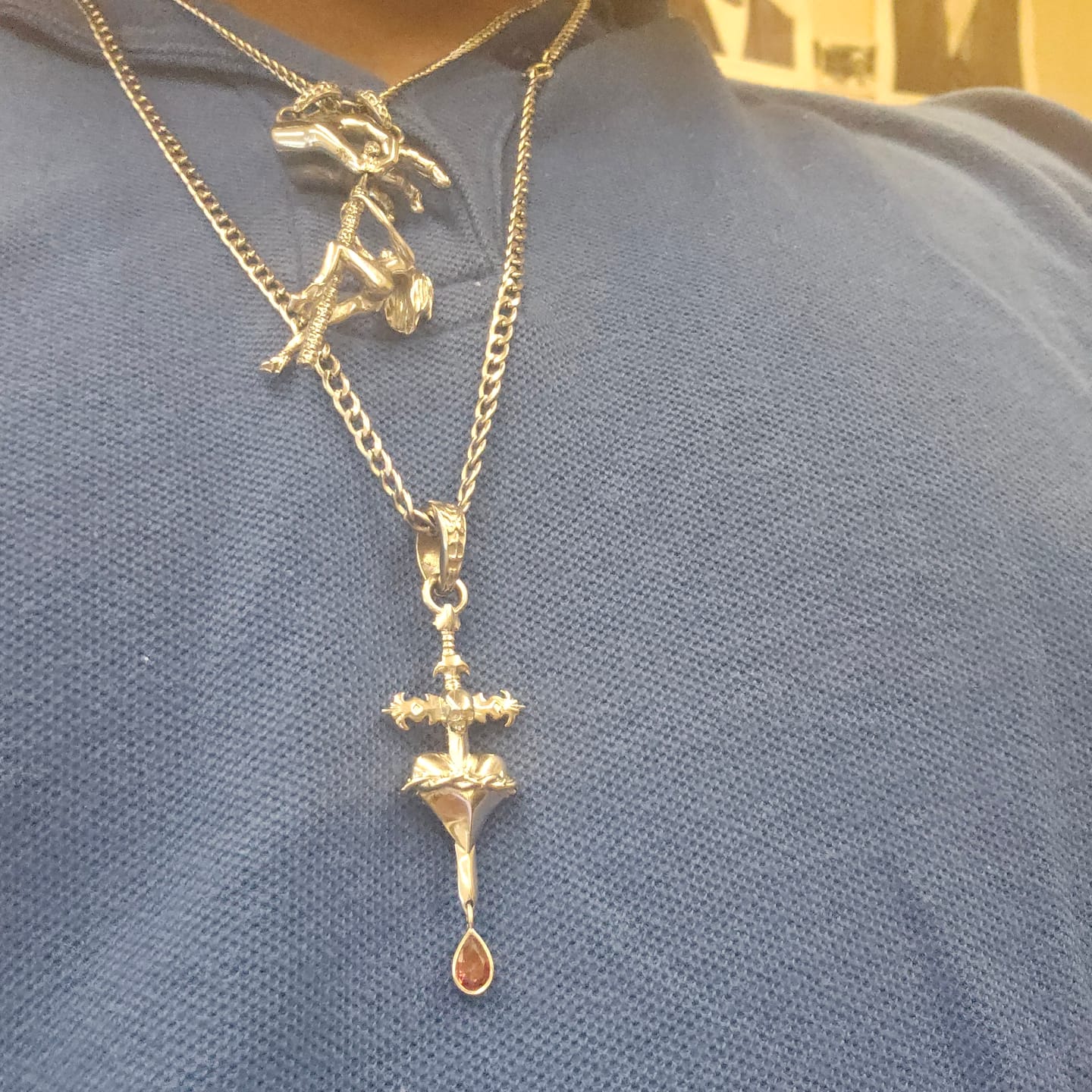 Customer photo review of SACRIFICE PENDANT