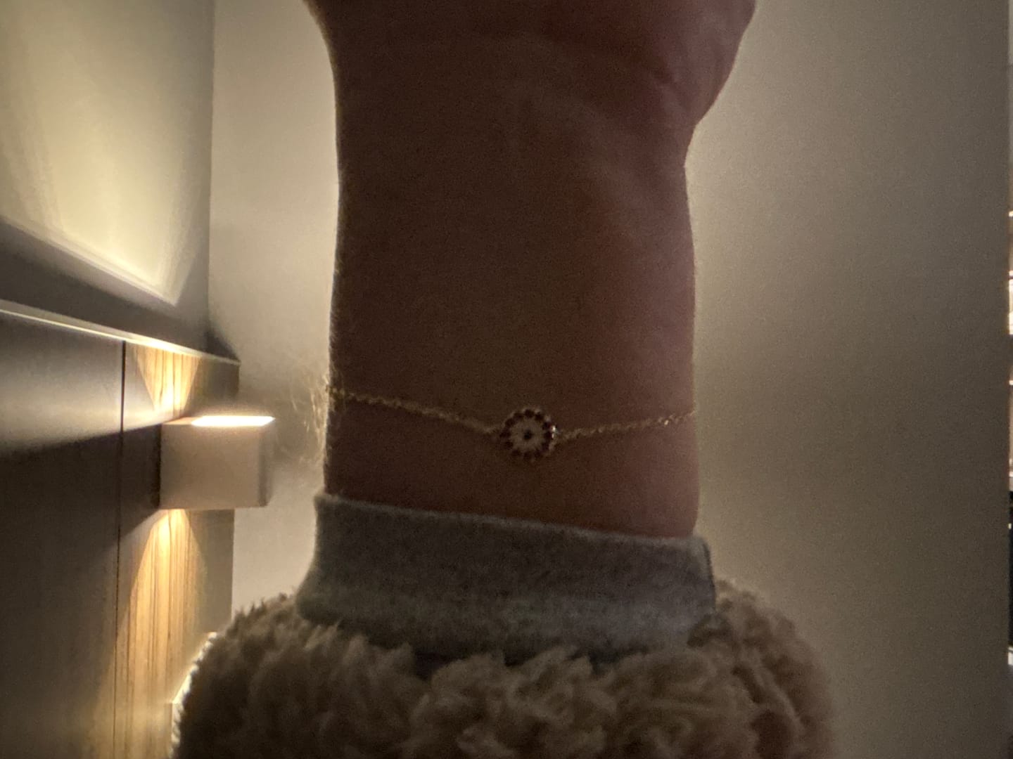 Customer photo review of Round Evil Eye Pave Bracelet