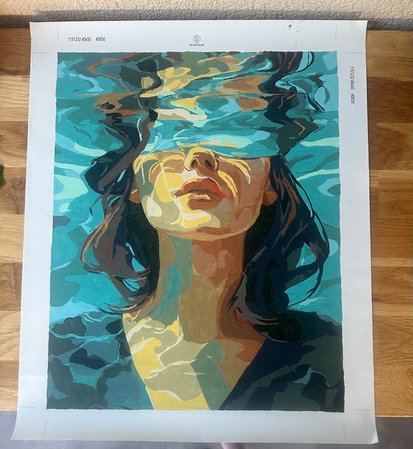 Customer photo review of Under | Paint by Number