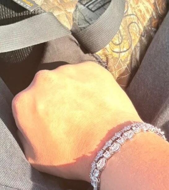 Customer photo review of Honeycomb Bracelets