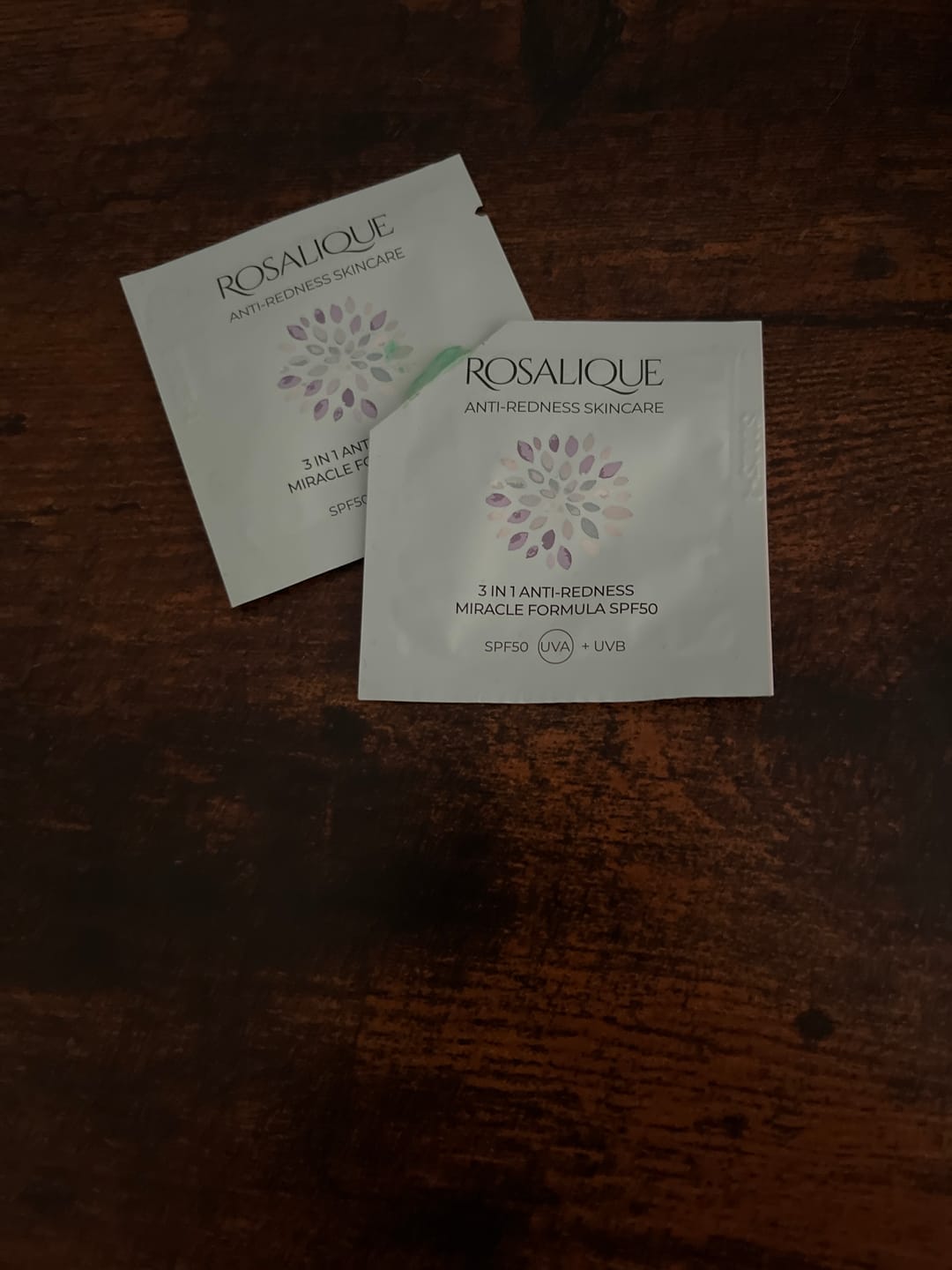 Customer photo review of Rosalique 3 in 1 Anti-Redness Miracle Formula SPF50 Sample 3 ml