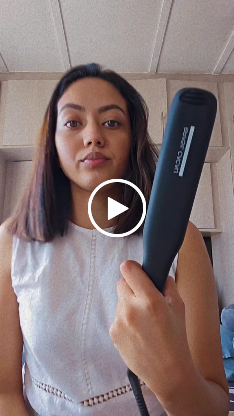 Customer video review of Brasil Cacau Keratin Accelerator Pro Titanium Styler - Wide 38mm