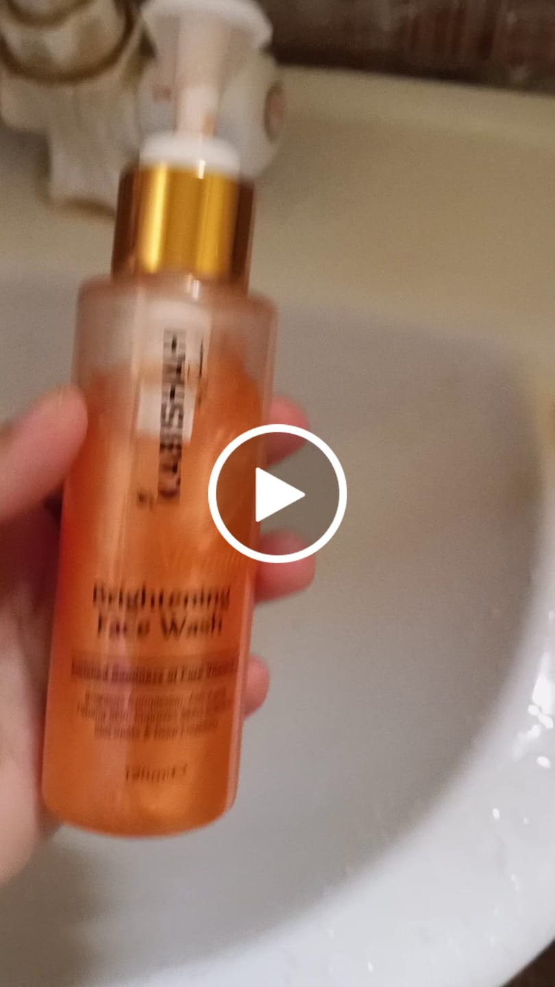Customer video review of Vitamin C Brightening Face Wash Double Pack