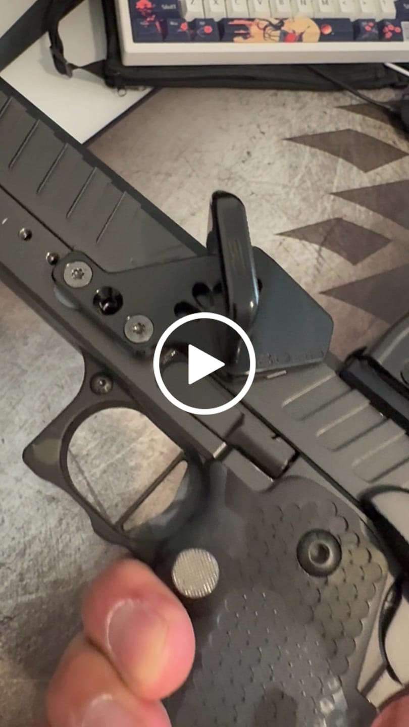 Customer video review of 1911/2011 Large Wide Thumb Rest | Adjustable