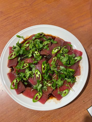 Customer photo review of Yellowfin Tuna Sashimi Grade Tray (Blast Frozen)