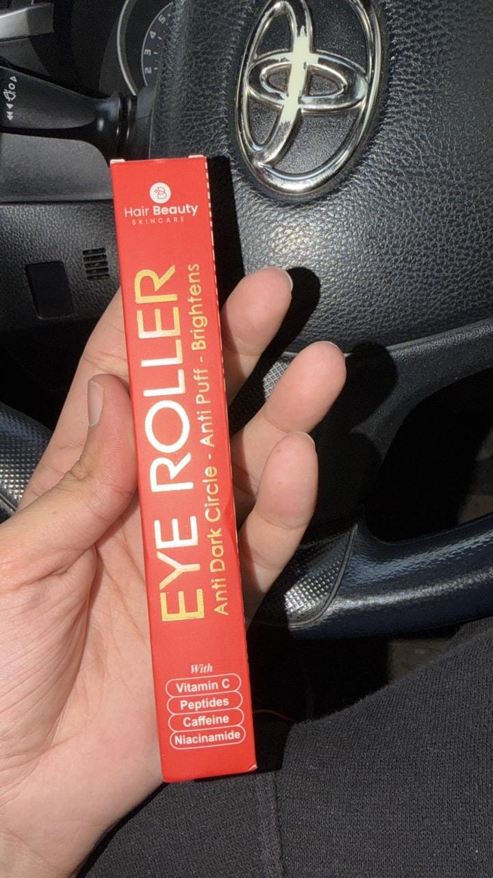 Customer photo review of Eye Roller | Eliminates Dark Circles & Puffy Eyes