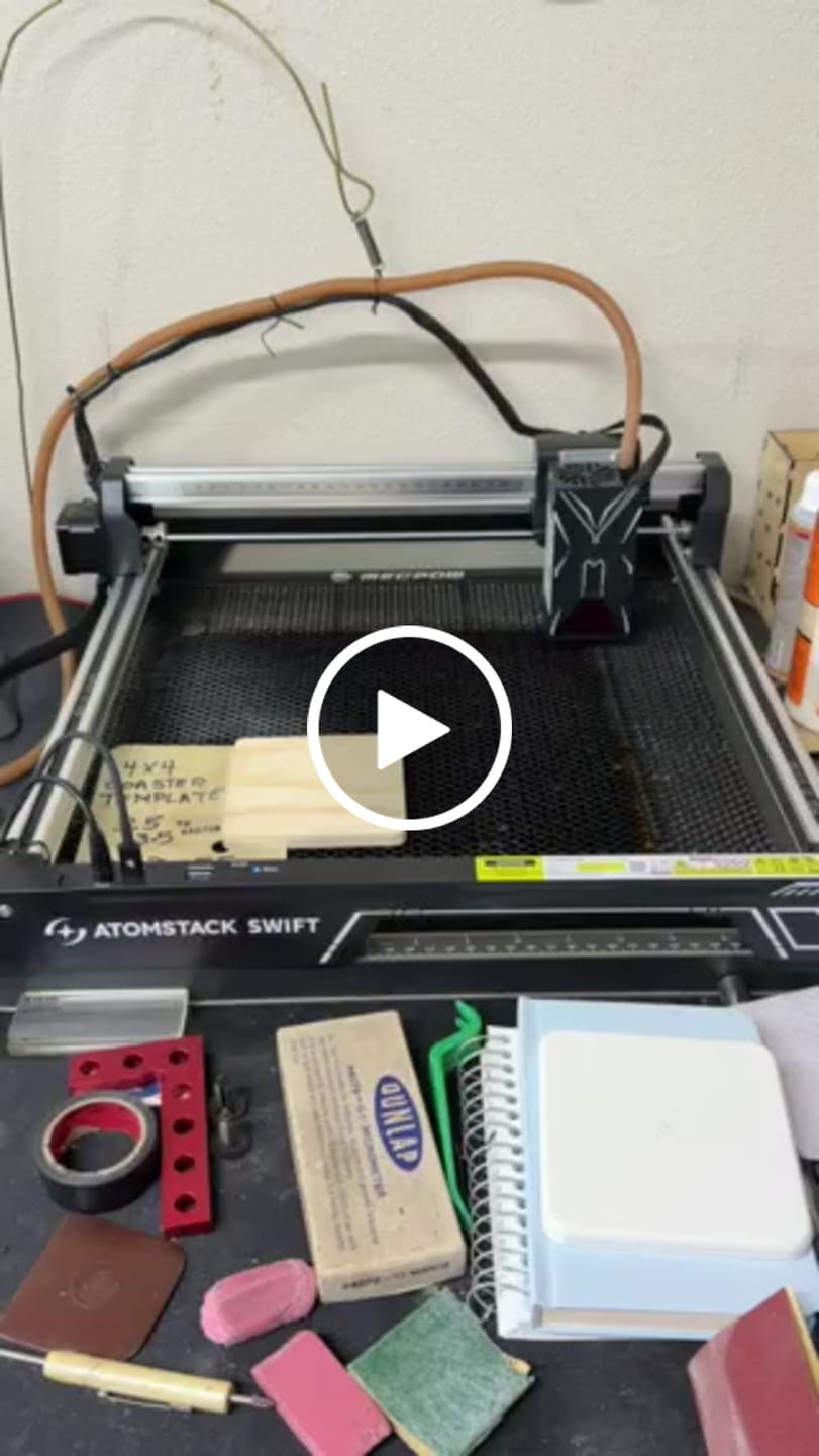 Customer video review of AtomStack Swift Laser Engraver