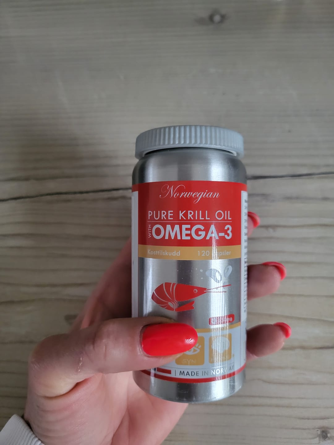 Customer photo review of Krilių aliejus PURE KRILL OIL OMEGA-3