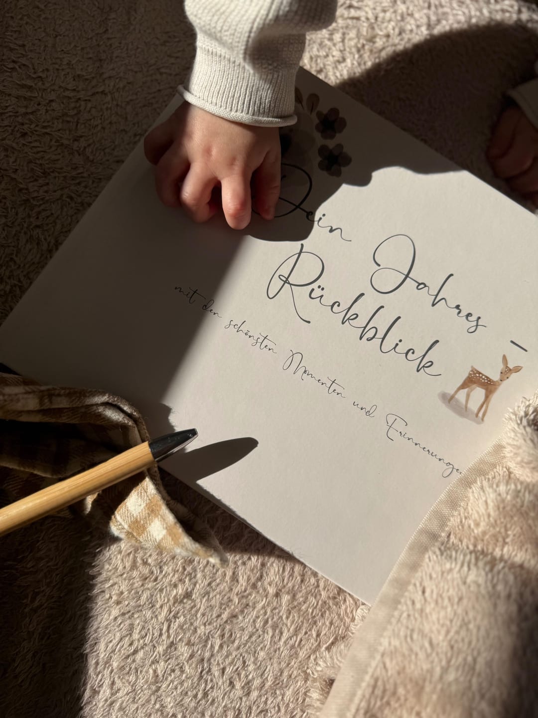 Customer photo review of Kleinkind Erinnerungsbuch