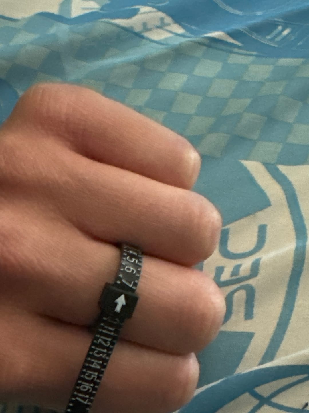 Customer photo review of FREE RING SIZER