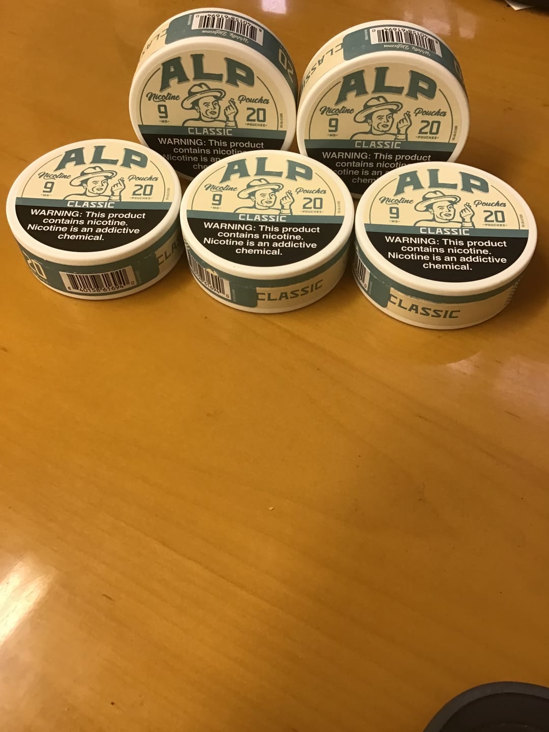 Customer photo review of Classic Nicotine Pouches