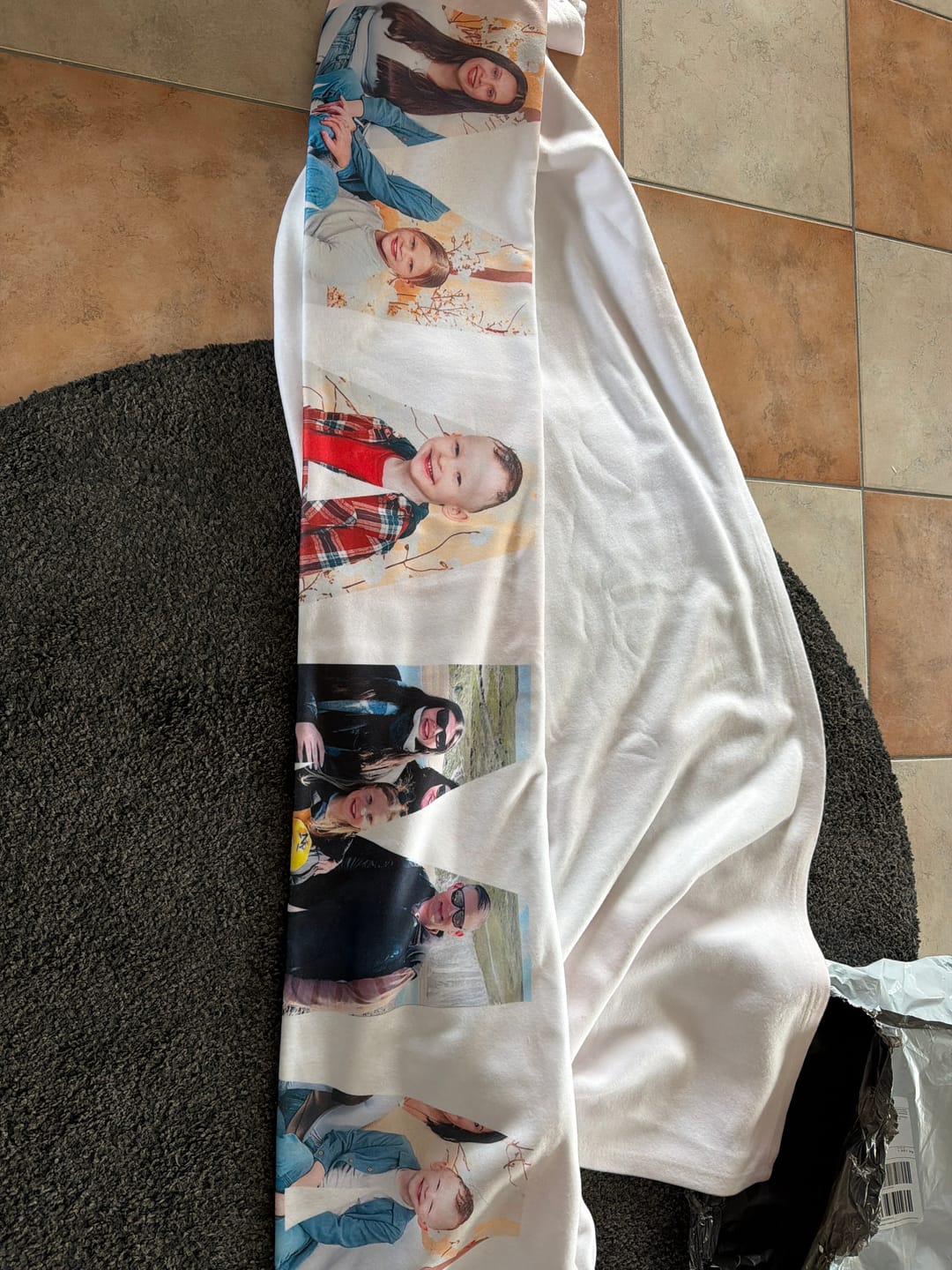 Customer photo review of Personalisierte Decke - "Für die beste Mama der Welt | Foto"