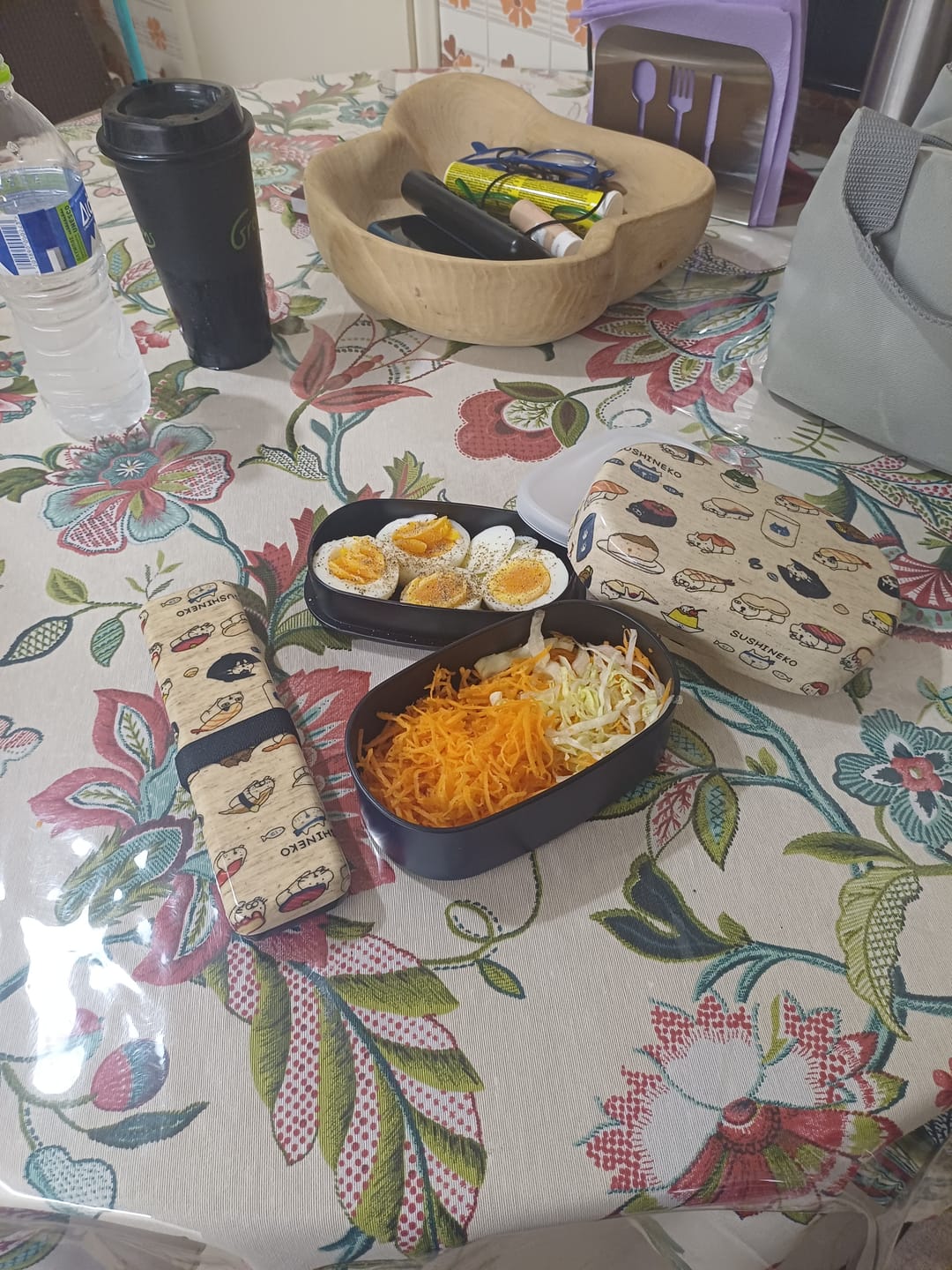 Customer photo review of Sushi Neko Bento Box (570mL)