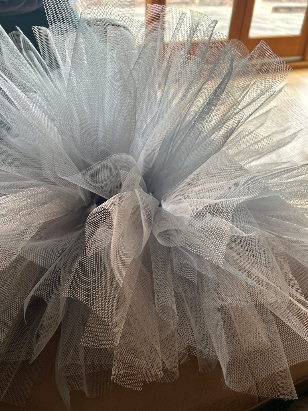 Customer photo review of Plain Dress Net Fabric