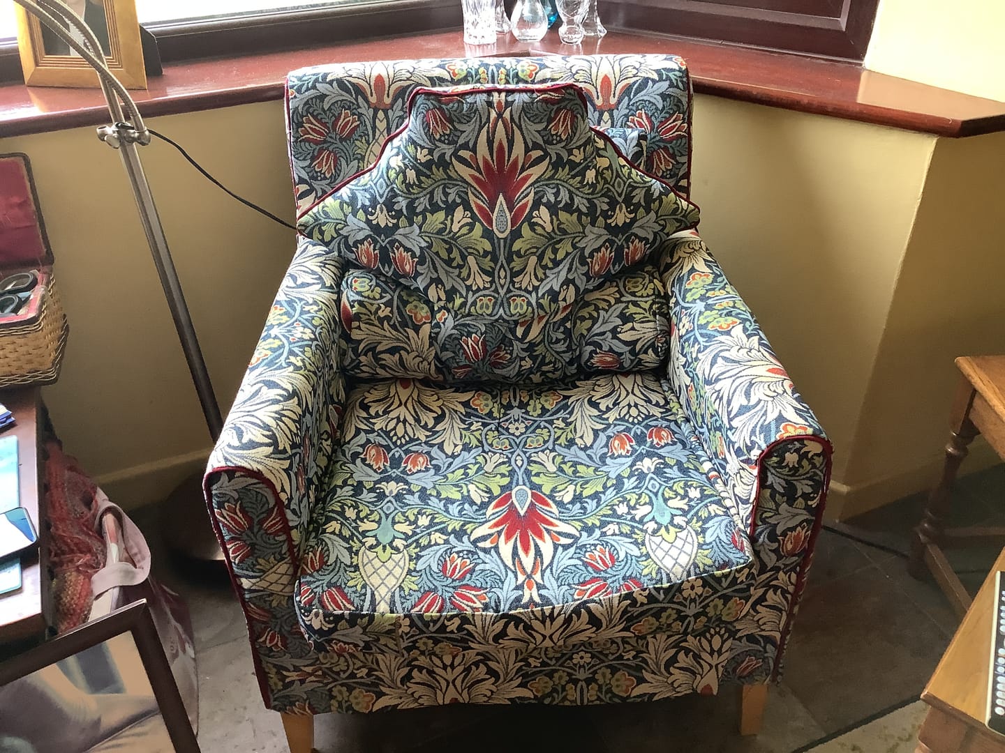 Customer photo review of William Morris Snakeshead Tapestry Fabric