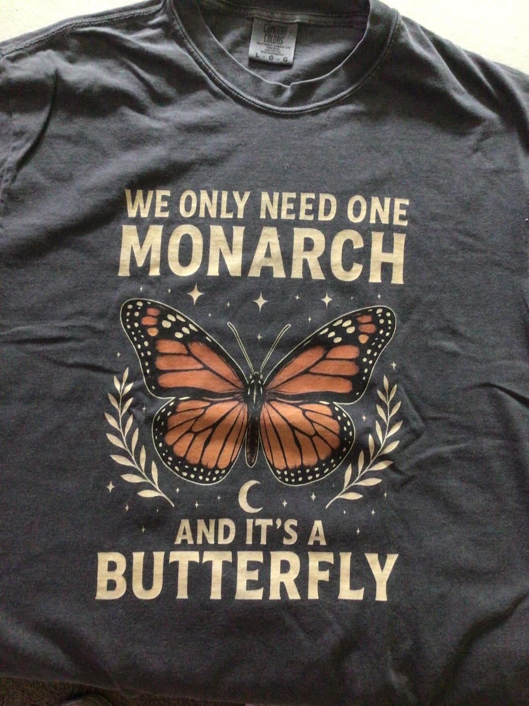 Customer photo review of One Monarch Butterfly T-shirt