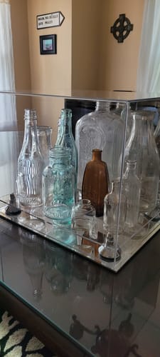 Customer photo review of Versatile Acrylic Display Case 14.5 x 11 x 12 - Mirror No Wall Mounts (A002/V44)