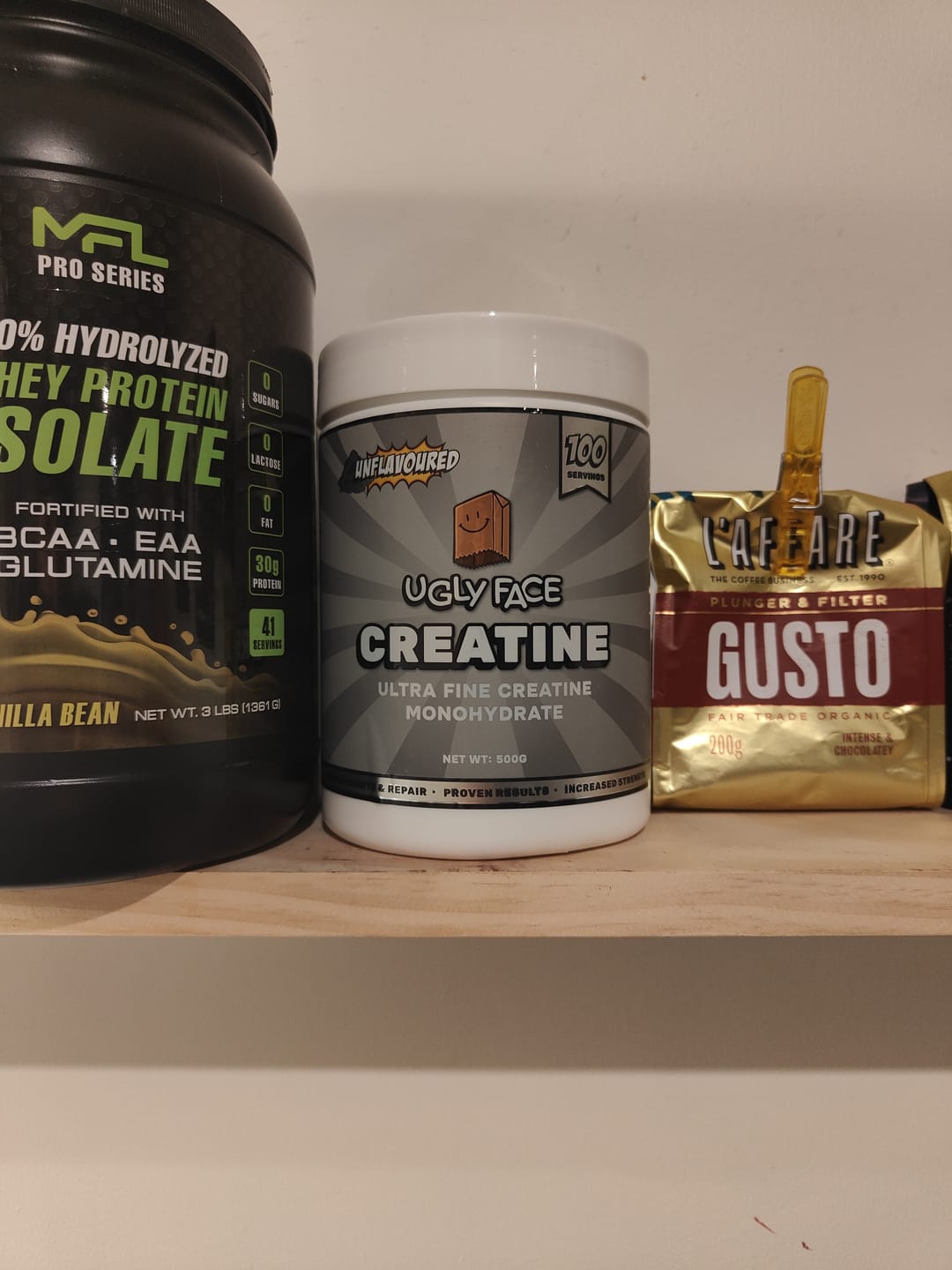 Customer photo review of UGLYFACE® CREATINE MONOHYDRATE