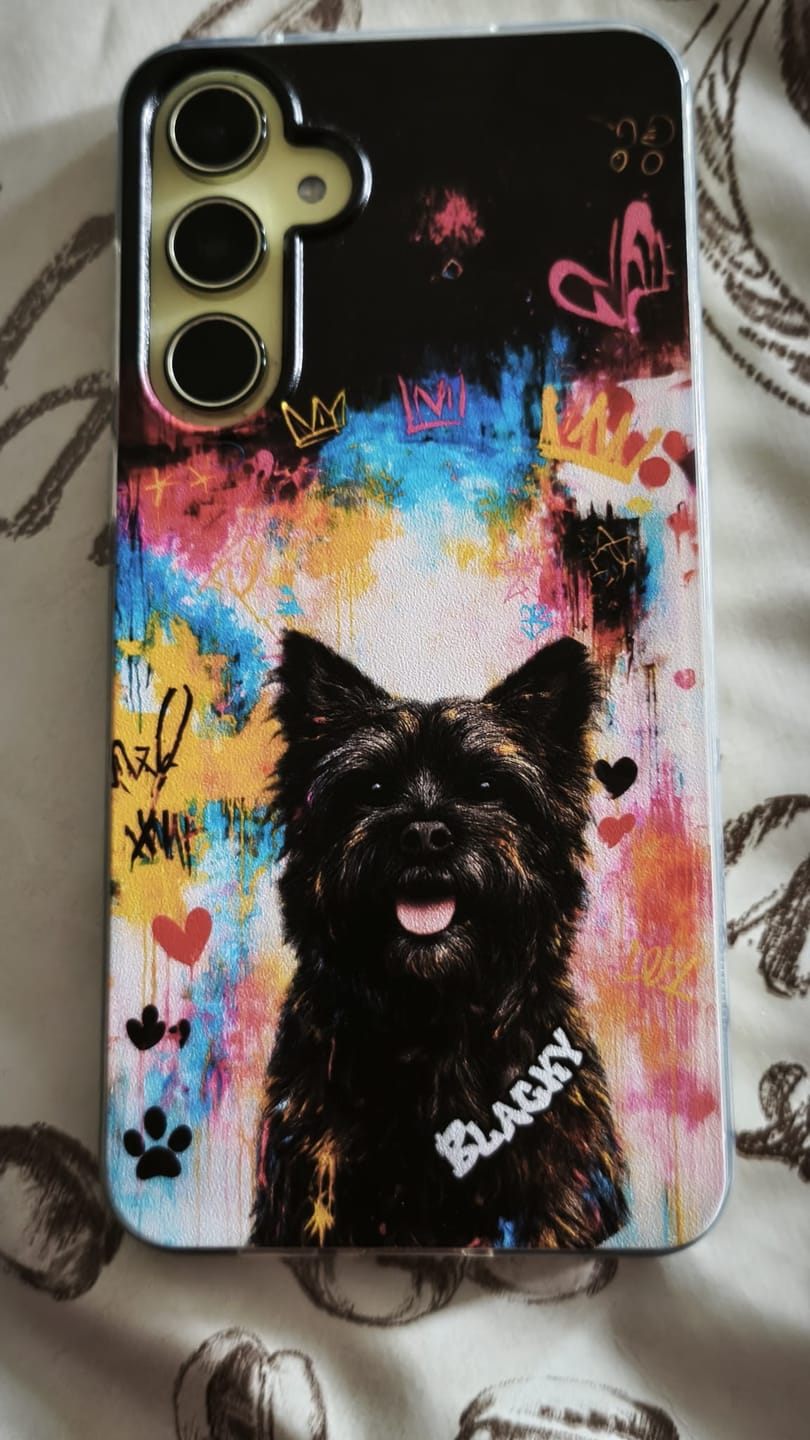 Customer photo review of Personalisierte Handyhülle - Graffiti