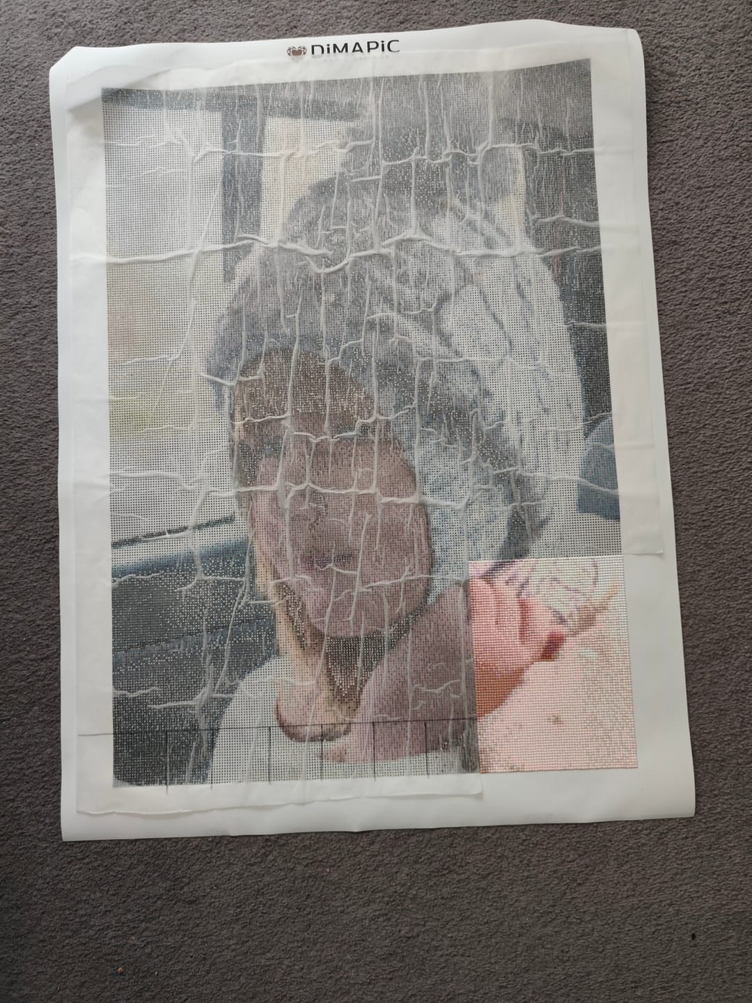 Customer photo review of Personalisiertes Diamond Painting mit eigenem Bild