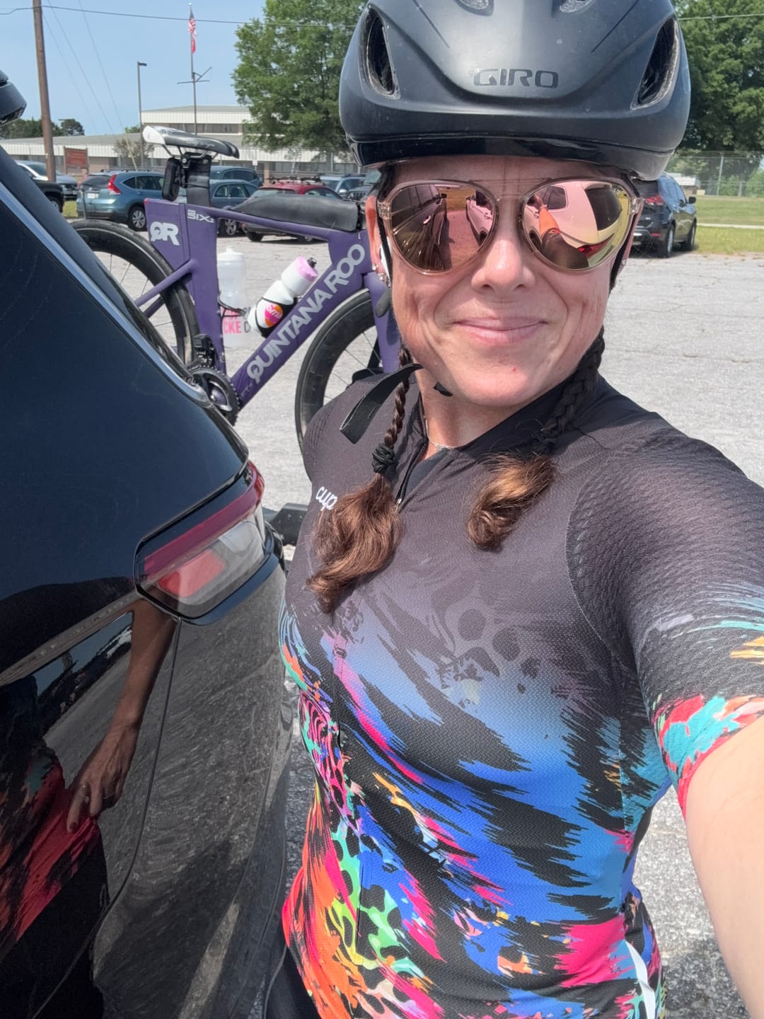 Customer photo review of Womens Disco Leopard Aero Jersey