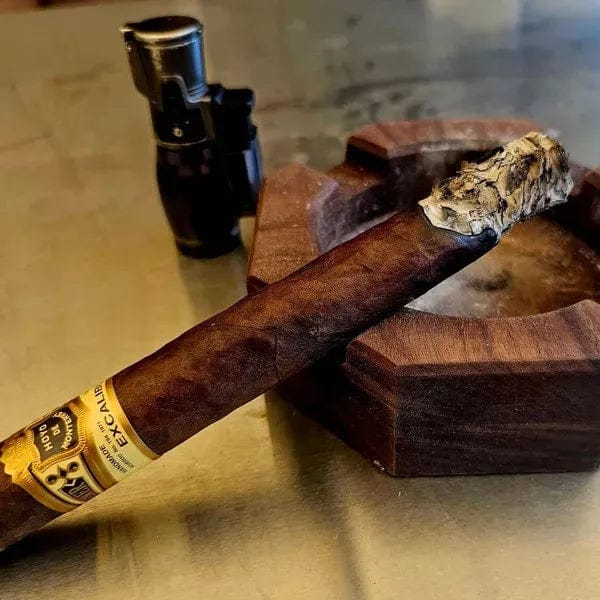 Customer photo review of Personalized Name Walnut Cigar Ash Tray for Dad,Grandpa,Boyfriend,Friend