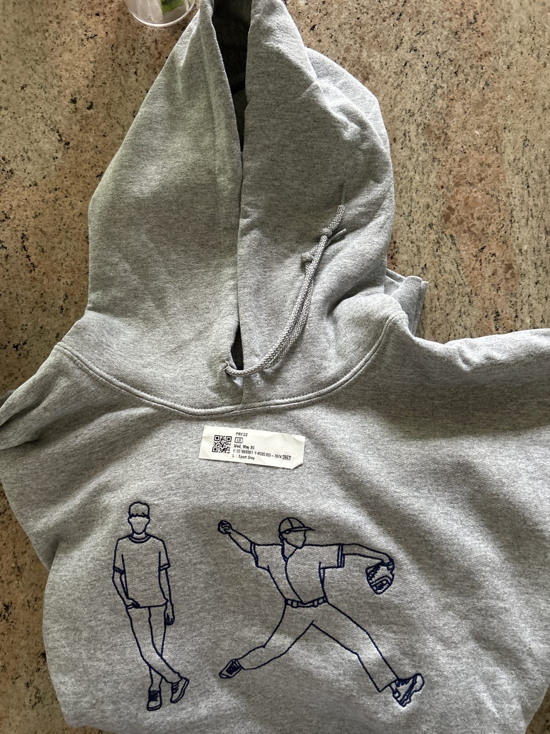 Customer photo review of Custom Sports Sweatshirt