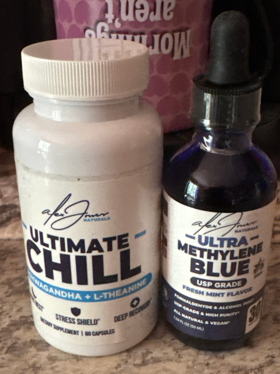 Customer photo review of Ultra Methylene Blue - Fresh Mint Flavor (50mL) (30 Servings)