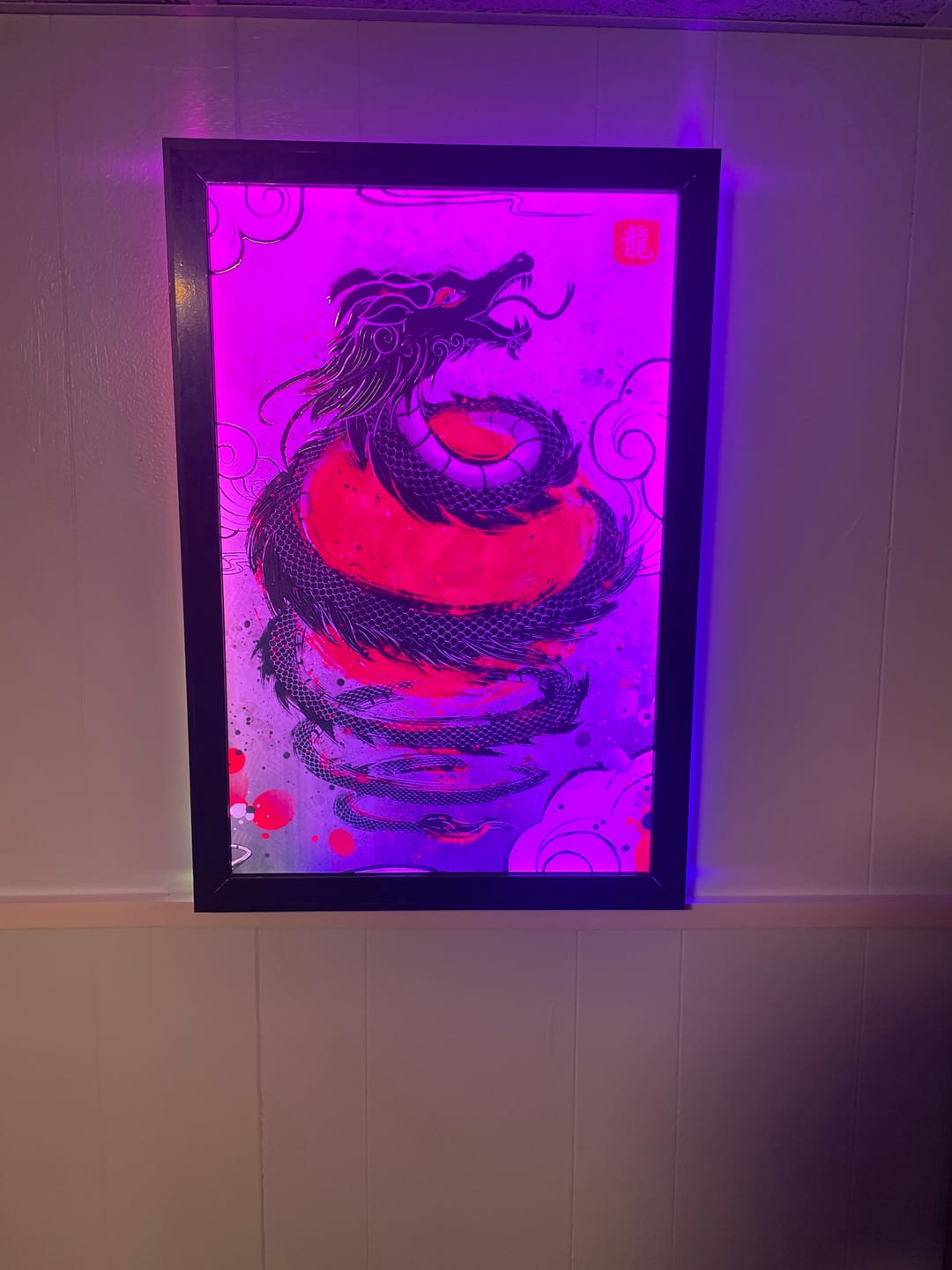 Customer photo review of Lightbox Frame (16x24 in)