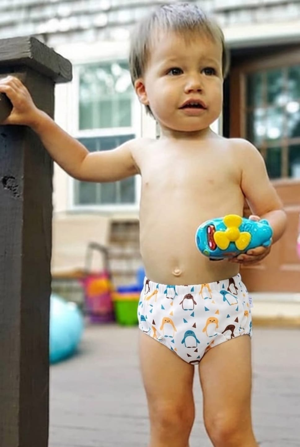 Customer photo review of Leakproof Potty Training Underwear - Our Body-Signal Learning Layer™ helps toddlers recognize when it’s time to go.