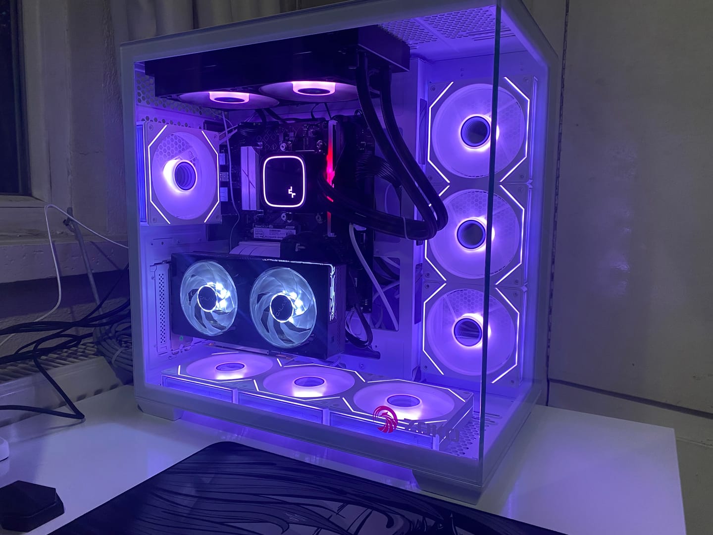 Customer photo review of AsiaHorse PCIE 4.0 16x Shielded Riser Cable