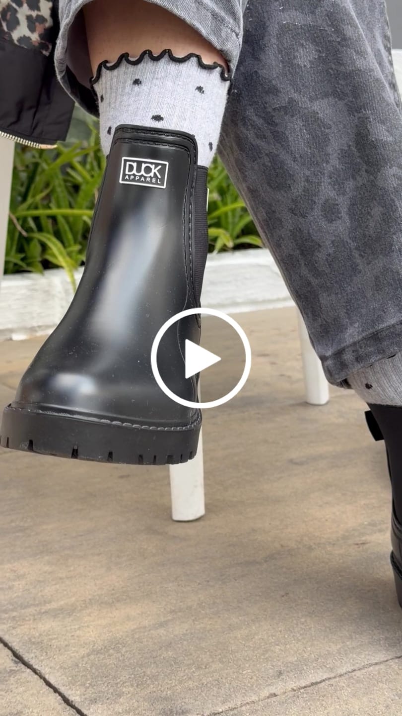 Customer video review of Ink Rain Boots