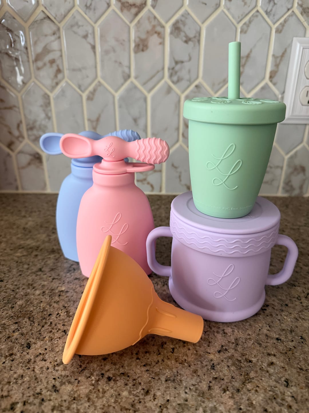 Customer photo review of Coastal Cup: Nontoxic Snack Cup With Lid