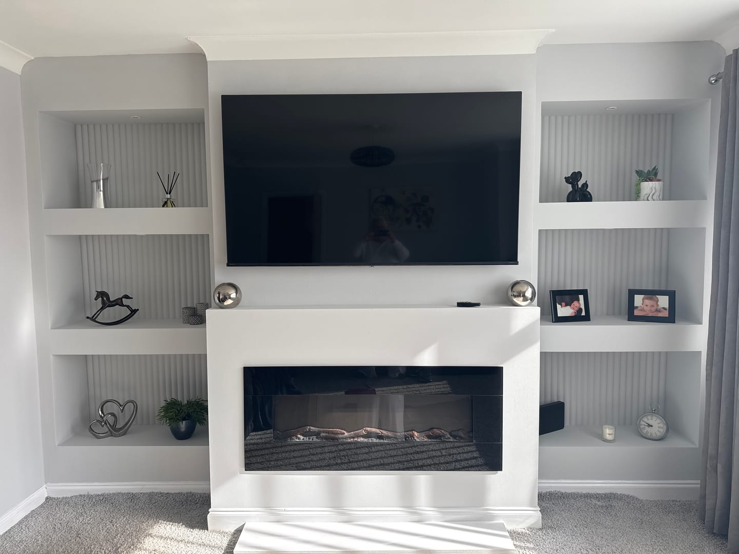 Customer photo review of Paintable MDF Wall Panel 240cm x 60cm