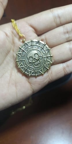 Customer photo review of Tlaloc Necklace